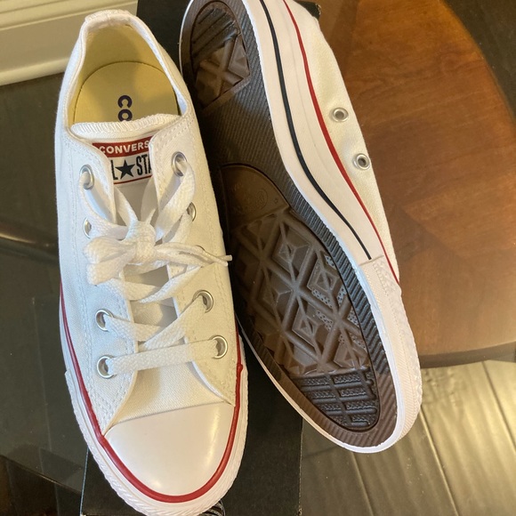 converse all star ox white size 4
